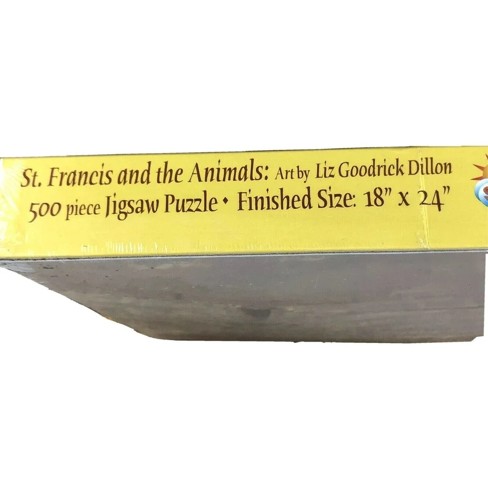 Sunsout Saint Francis & Animals Jigsaw Puzzle Catholic Church NEW Sealed 500 Pcs
